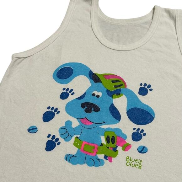 Blue’s Clues Vintage 90’s Construction Tank Top - Picture 2 of 4
